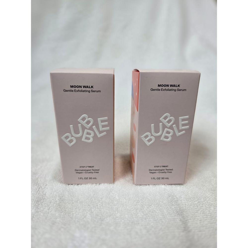 Bubble Skincare Moon Walk Gentle Exfoliating Serum, a 1 fl oz set of 2 New